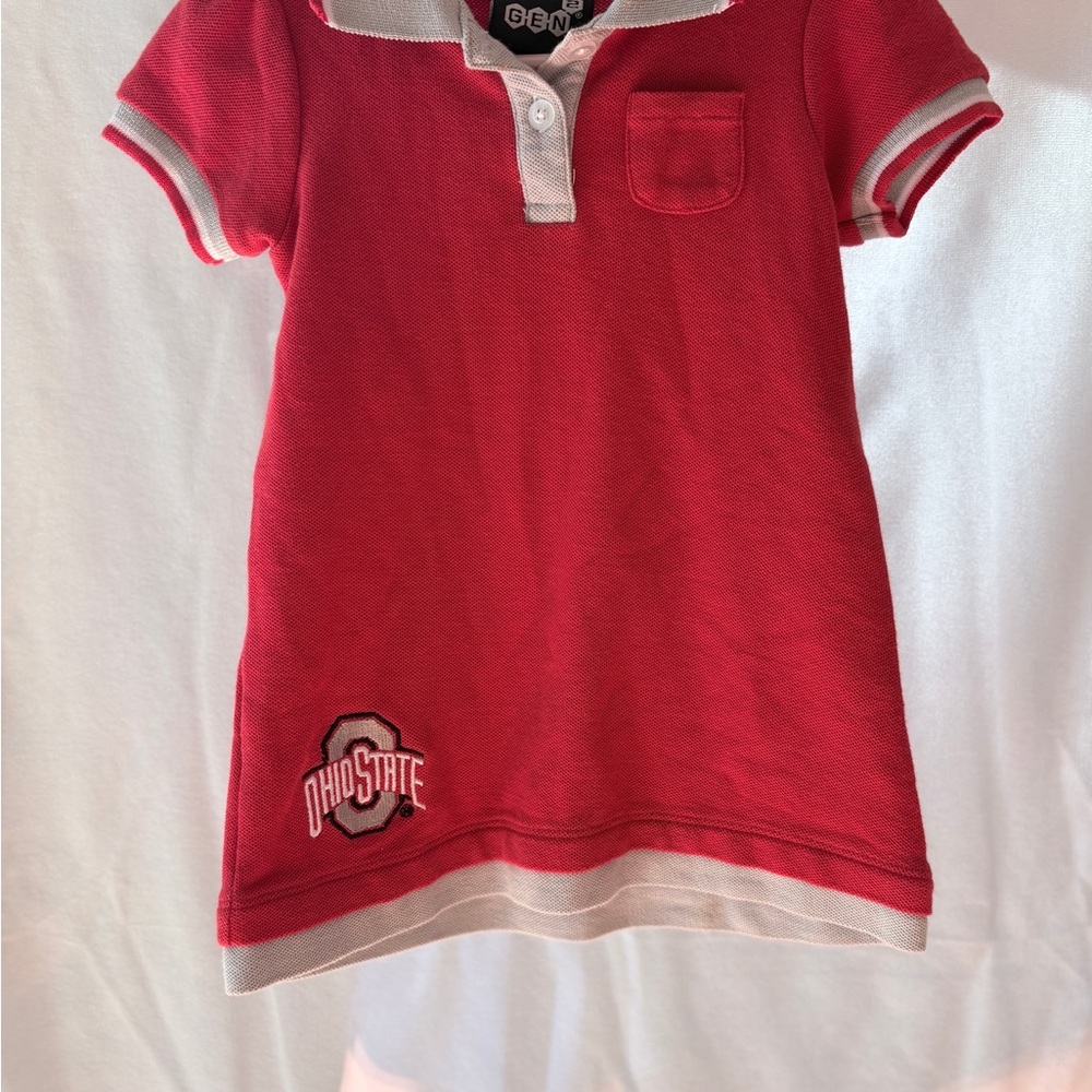 Ohio State Girls Polo Dress Shirt Size 2T (GEN2)